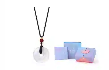 饰伴 国潮平安扣 气质国风一对 玛瑙 项链 生日礼,物  男女同款情侣款