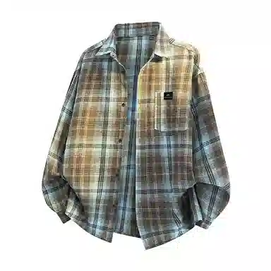 AWAO Plaid Shirt Jacket