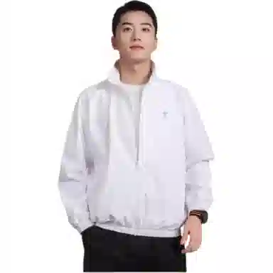 乔丹 运动生活系列 梭织开衫立领运动长袖夹克 男款 浅苔灰