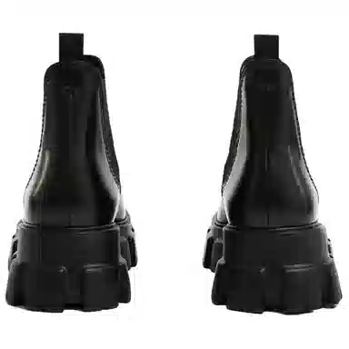 PRADA Monolith Chelsea Boots Black