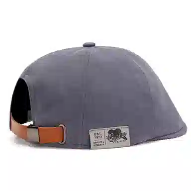 图涂丫 复古贝雷 小众土酷帽 可调节前进帽子 涤纶 鸭舌帽 男女同款情侣款