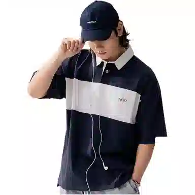nautica white sail Polo