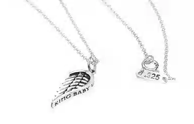 KING BABY Mini Wing Pendant Necklace