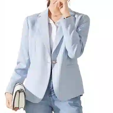 富铤 修身一粒扣长袖西装 女款