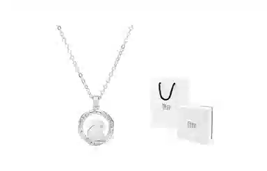 饰伴 国潮复古玉兔高级精致气质生肖兔子 项链 女款