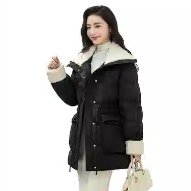 鸭鸭 新款气质休闲立领通勤羽绒服 女款