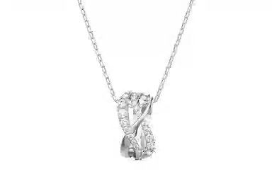 Swarovski Twist Rows Necklace
