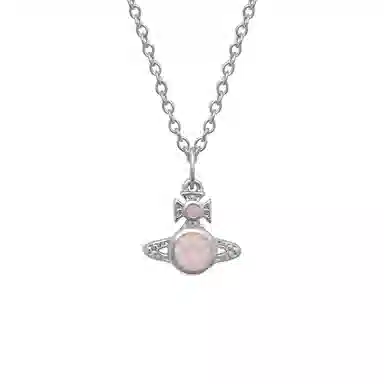 Vivienne Westwood Planet Design Necklace Silver