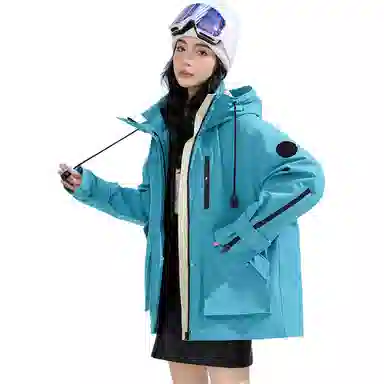 鸭鸭 三合一保暖户冲锋衣外防寒羽绒服 女款