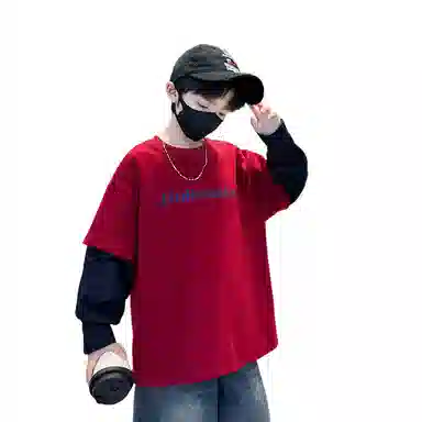 浪莎卫衣 舒适亲肤百搭休闲 红色 儿童款