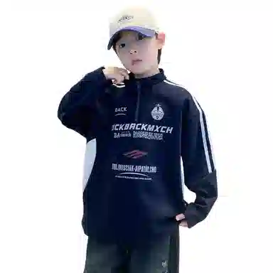 浪莎卫衣 舒适亲肤字母百搭 儿童款