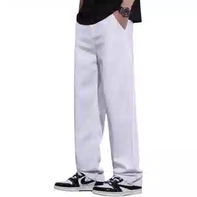 炳盛 宽松休闲舒适百搭长裤牛仔裤 男女同款
