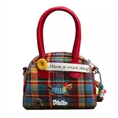 Ainitu Vintage Wool Shoulder Bag