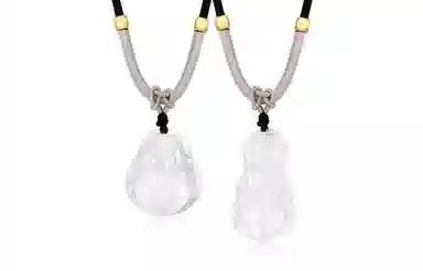 月斐 转运珠弥勒佛观音菩萨 本命年平安白大肚弥勒佛黑绳 复古国潮转运笑佛 玉髓 项链 男女同款情侣款