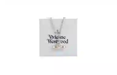 Vivienne Westwood Saturn Necklace Silver