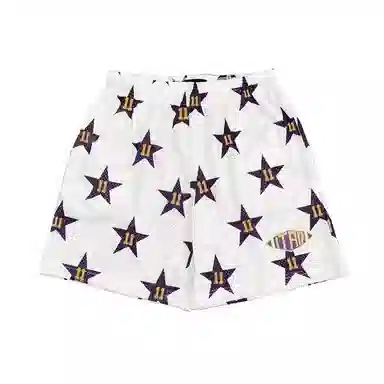 美式高街复古潮流舒适透气百搭篮球训练五分裤运动短裤 男女同款