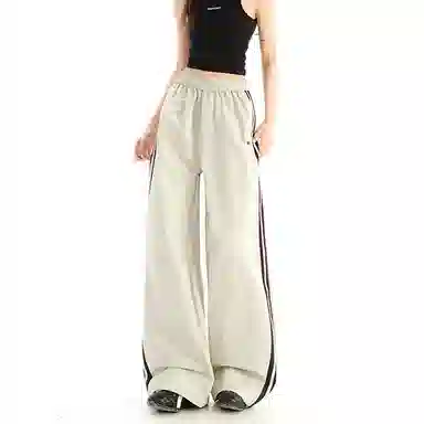 如续 经典双杠撞色设计速干休闲裤 女款