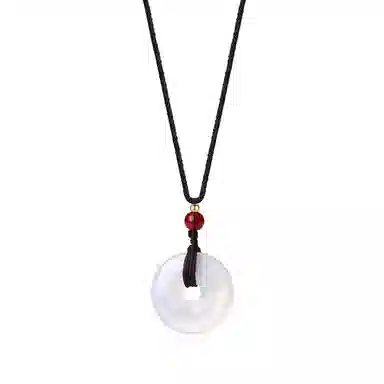 饰伴 国潮平安扣 气质国风一对 玛瑙 项链 生日礼,物  男女同款情侣款