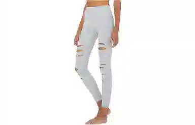 alo yoga HIGH-WAIST RIPPED WARRIOR LEGGING