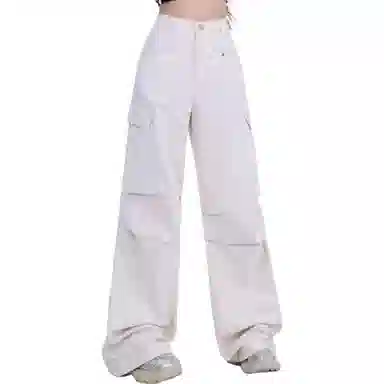 玫丝朵 美式复古时尚直筒休闲裤 女款