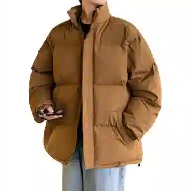 玉儿恋 休闲百搭加厚保暖面包棉服 男款
