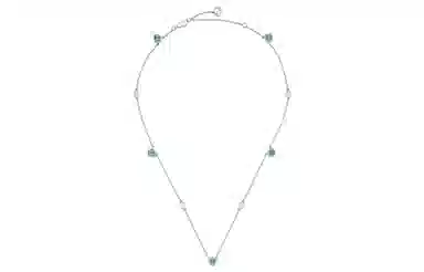 GUCCI Classic Double G Necklace Silver