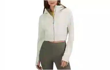 lululemon Scuba Full-Zip Cropped Hoodie