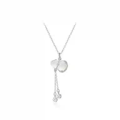 佐卡伊 好运葫芦 小众新中式招财转运 流苏简约个性优雅气质百搭高级感#好运 玉髓 项链 女款