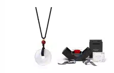 饰伴 国潮平安扣 气质国风一对 玛瑙 项链 生日礼,物  男女同款情侣款