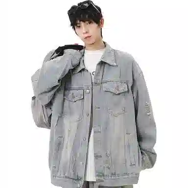 Zofili Vintage Washed Denim Jacket
