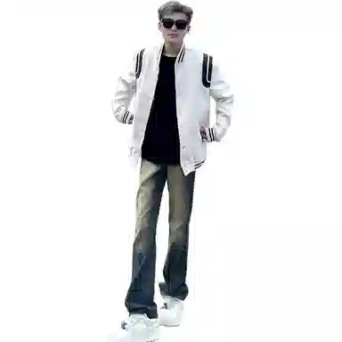 DUATOGE Straight Loose Jeans Blue