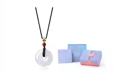 饰伴 国潮平安扣 气质国风一对 玛瑙 项链 生日礼,物  男女同款情侣款