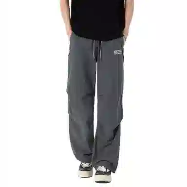 王者荣耀 美式高街反光机能伞兵户外登山通勤防水透气宽松百搭潮流时尚休闲裤 男女同款