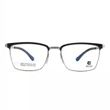【联系客服可选配镜套餐】 康视顿 商务方框 β钛钛材 光学镜架 男款