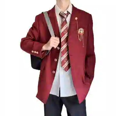 DK Uniform Single-Breasted Blazer