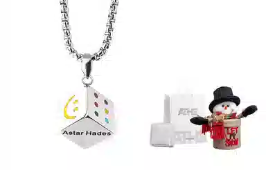 ASTAR HADES Lucky Smile Dice Necklace
