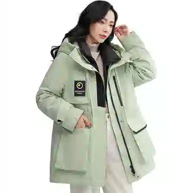鸭鸭 三合一保暖户冲锋衣外防寒羽绒服 女款