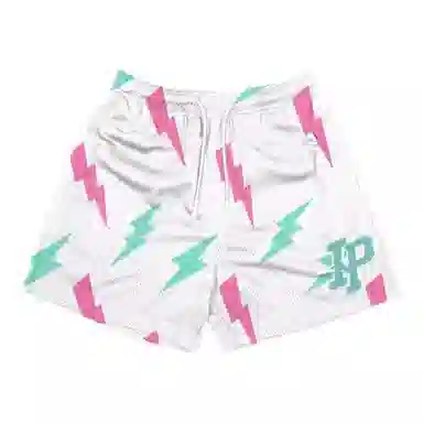 美式高街复古潮流舒适透气百搭篮球训练五分裤运动短裤 男女同款