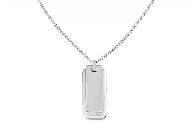 Calvin Klein CK Series I Black & Silver Necklace