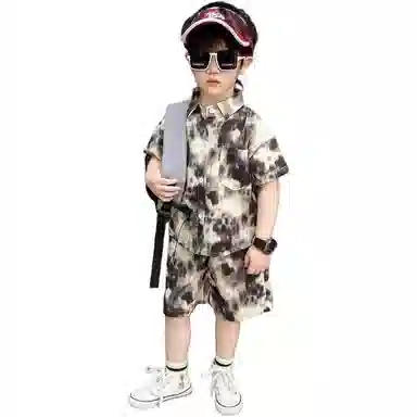 木木屋休闲运动套装 时尚潮流舒适透气亲肤 中小童