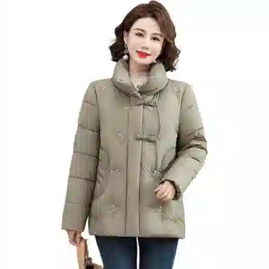 鸭鸭 新款优雅休闲纯色羽绒服 女款