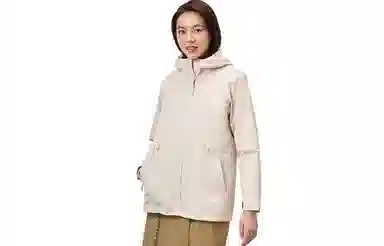 探路者 纯色户外抓绒可脱卸三合一冲锋衣 女款 卵石色