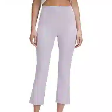 lululemon Ribbed Softstreme Zip-Leg High-Rise Cropped Pants 25"
