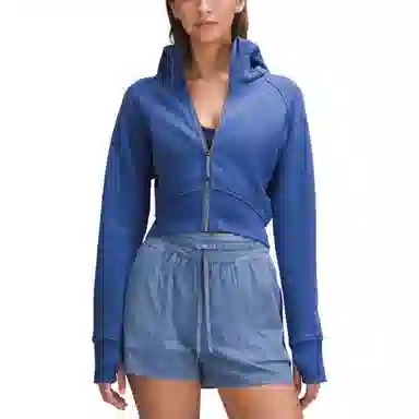 lululemon Scuba Full-Zip Cropped Hoodie