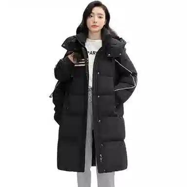 鸭鸭 纯色气质时尚高级感保暖简约羽绒服 女款