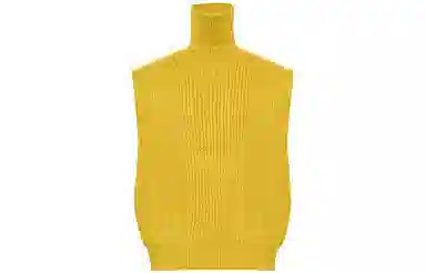 美洋 复古高领针织背心 女款