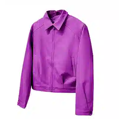 布客行 美式高街潮牌时尚个性设计感纯色日常通勤基础款休闲翻领宽松夹克外套 男女同款