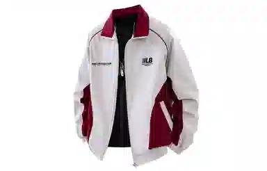 王者荣耀 美式高街拼接撞色翻领外套宽松舒适痞帅青少年休闲百搭时尚潮牌飞行员夹克衫 鲁班七号款 男女同款