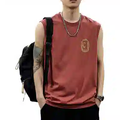Qianjin Niu Summer Streetwear Embossed Vest