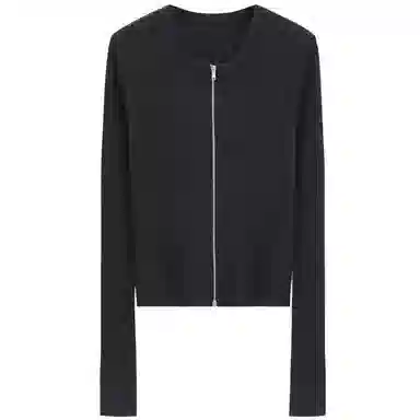 GAP Double Zipper Knit Cardigan